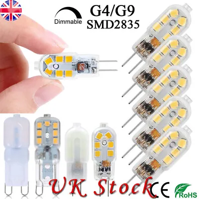 UK G4/G9 LED Light Bulb Bi-Pin Base 20W Equivalent AC/DC 12Volt Lamps Party • £5.49