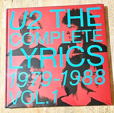 NEW/SEALED U2 The Complete Lyrics 1979-1988 Vol 1 Hardback Fan Club Only Edition • $29.99