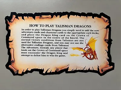 Talisman Dragons Expansion 1st/2nd Edition  - Games Workshop • £249.99