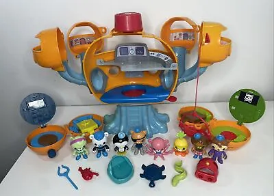 Octonauts Octopod Playset Bundle Figures & Octo Alert & 2 X On The Go Pods • £59.90