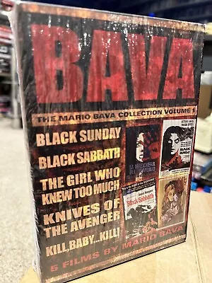 THE MARIO BAVA COLLECTION VOLUME 1 Anchor Bay Set REGION 1 • £12.99