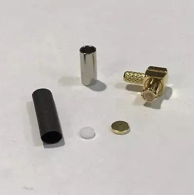 $7.50 • Buy 2X MCX Male Plug Right Angle Crimp For RG316 RG174 RG188 RF Coax Connector USA