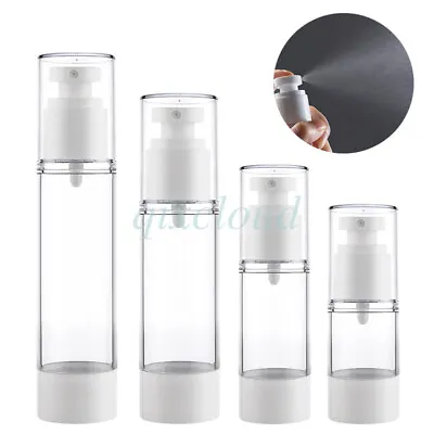 Travel Vacuum Airless Mist Spray Pump Bottles Cosmetic Container • $6.29