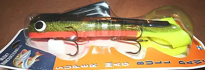 15  Super Magnum Double Tail Bull Dawg Musky Innovations LOTW Perch Plastic Body • $31.99