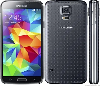 £57.99 • Buy Samsung Galaxy S5 SM-G900F - Black - 16GB - Unlocked 4G Smartphone - UK - Boxed