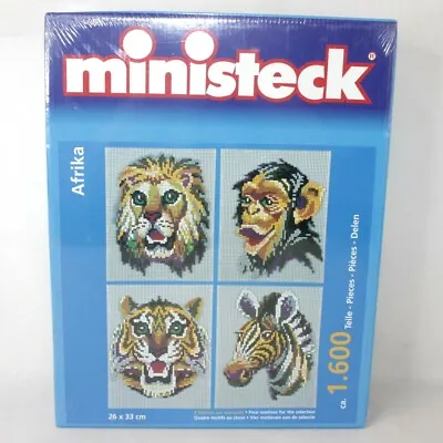 Ministeck #31724 Africa Lion Tiger Set 1600 Piece Made In Germany New & Sealed • $27.75