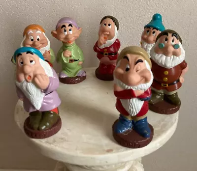 Vintage Seven Dwarfs Squeeze Toys • $16.99