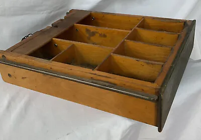 Vintage 1920 National Cash Register Oak Wood Drawer Antique NCR • $55