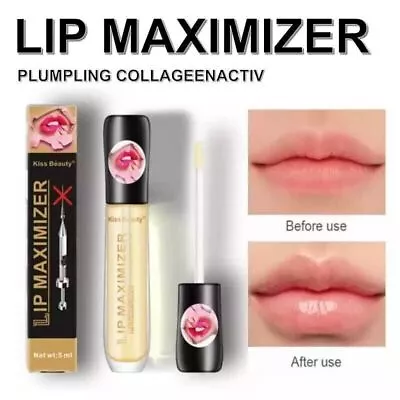 Lip Plumper Extreme Gloss Maximiser Volume Bigger Lips With Marine Collagen UK • £4.85