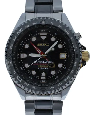 Men's Seiko Kinetic Land Master LE Naomi Uemura Ceramic Titanium Watch 5M65-0A10 • $1699.95