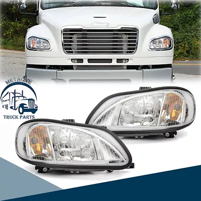 Headlights Pair For 2002-2018 Freightliner M2 M-2 100 106 112 Left & Right Side • $159.99