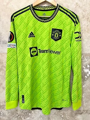 Ronaldo Manchester United 22-23 Europa League Player Issue Long Sleeve 3d Jersey • $1500