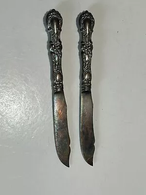 Vintage - Set Of 2 - 1835 R Wallace Butter Knifes 6 1/2  Each • $4.99