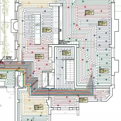 Underfloor Heating Water Pipe Layout CAD Drawing Service • £19.99