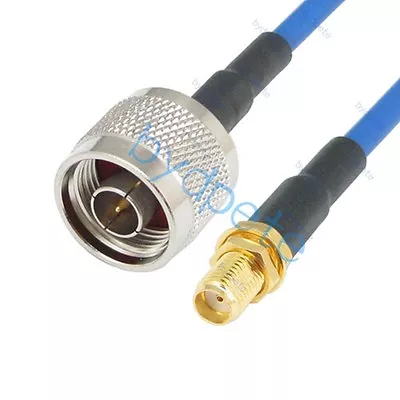 N Type Male Plug To SMA Female Jack RF Semi Flexible Low Loss Coaxial Cable Lot • $5.40