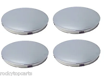 Golf Cart 8  Chrome Baby Moon Metal Wheel Covers Hub Caps Set Of 4 • $67.95