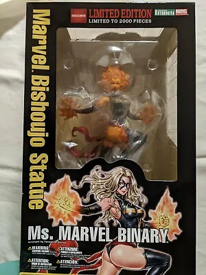 Ms. Marvel Binary Statue Kotobukiya Marvel Bishoujo Limited Edition - New/Sealed • $249.95