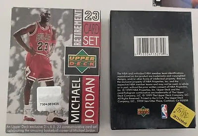 1999 Upper Deck Michael Jordan 23-card Retirement Complete Set (opened) Nm Bulls • $20