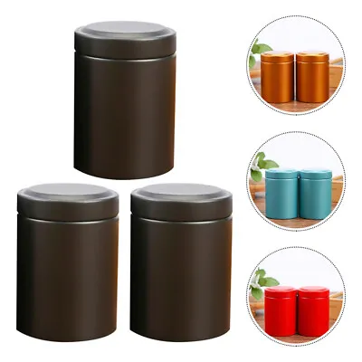 Coffee Canister Airtight Metal Tins With Lids Tea Cover • £7.45