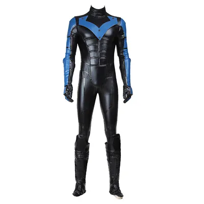 Batman Nightwing Jumpsuit Outfits Costume Cosplay Halloween • $356.99
