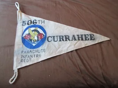 Wwii  D-day 506 Th Parachute Infantry Regiment Currahee  Pennet  • $47