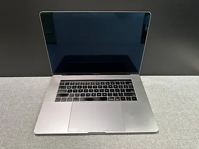 Apple MacBook Pro 15  Space Gray Laptop A1990 (2018) Cracked LCD EFI AS-IS • $9.50