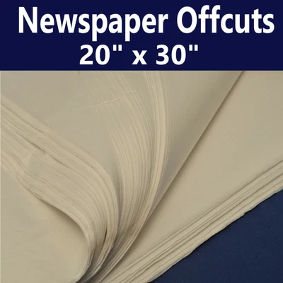 £62.50 • Buy White Packing Newspaper Offcuts Chip Shop Food Wrapping Sheets Large 20   X 30  