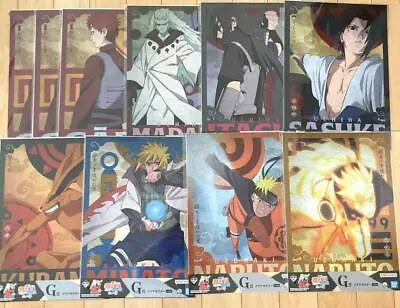 Naruto Item Lot Of 10 Ichiban Kuji Clear Poster Gaara Sasuke Itachi Bulk Sale   • $86.48