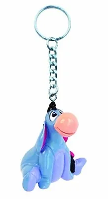 £11.99 • Buy Disney Eeyore Figurine Keychain - Eeyore Pvc Figural Keyring