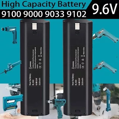 2Pack For MAKITA 9.6Volt NiMH 9000 9001 9033 632007 Tool Battery Replacement • $17