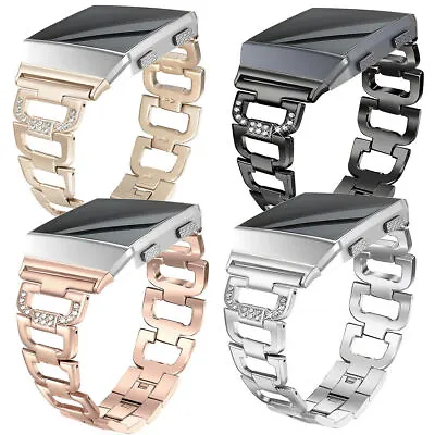 $11.99 • Buy  For Fitbit Ionic Watch Stainless Steel Clasp Wrist Band Bracelet Rose Gold