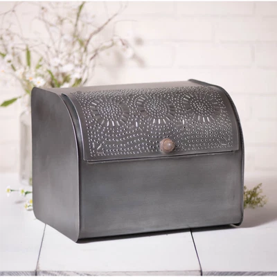 $89.95 • Buy Bread Box In Antique Tin