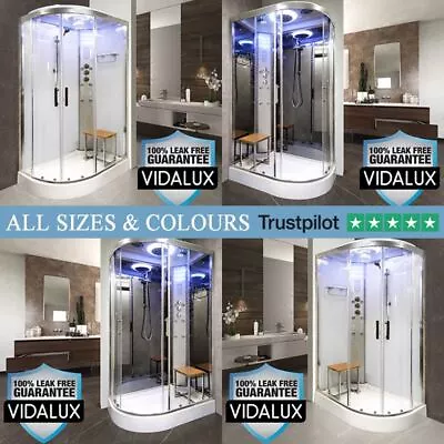 Hydro Shower Cabin Vidalux 1200 X 800 Left & Right THERMOSTATIC NO LEAKS UK#1 • £929