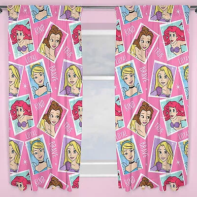 £42.05 • Buy Curtain Principesse Disney Princess Official 2 Veli 168x137 CM For Bedroom 1812