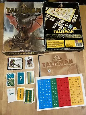 Talisman 2nd Edition Board Game Complete 1985 Games Workshop • £50