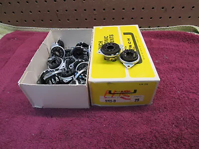 (4) Nos Vintage Cinch 9nsb Vacuum Tube Socket 9-pin 8233 • $25