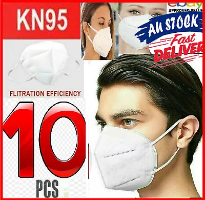 10-100Pcs CE FFP2 N95 KF94 Face Mask Reusable 5 Layers Protective Cover Masks • $29.11