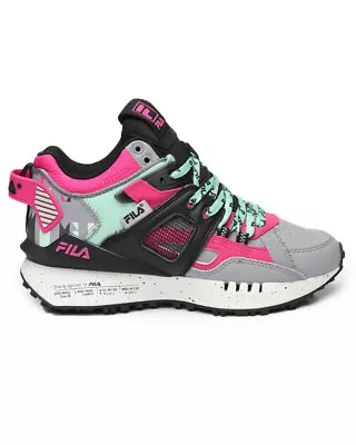 Women's Fila Spectra Silver Sconce/Pink Glo/Black (5RM01760 059) • $49.95