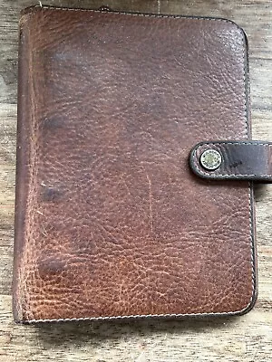 Mulberry Vintage Filofax Brown Leather Great Patina Soft Leather • £75