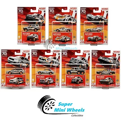 Matchbox 1:64 - 2023 Collectors Superfast 70Year S Case Set 7 Cars • $49.99