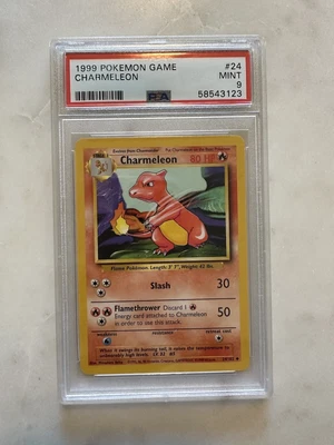 $15 • Buy Pokemon Charmeleon Base Set Unlimited 24 PSA 9
