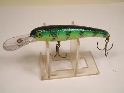 Vintage Manns Stretch 10+ Firetiger Crystaglow Crankbait Lure • $6.99