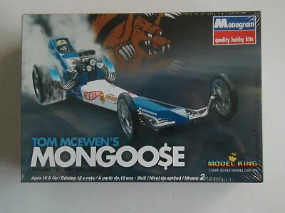 FACTORY SEALED Monogram Tom McEwan's Mongoose Dragster For Model King #85-4210 • $69.99