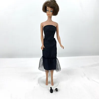 Fab-Lu Babs Barbie Doll Clone Black Dress & Shoes British Crown Colony Hong Kong • $32.54