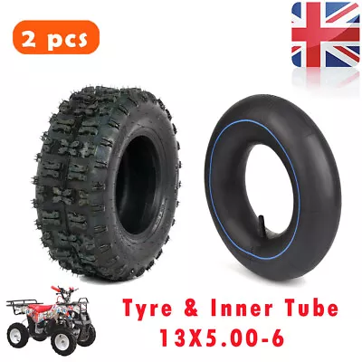 2x 4ply Lawn Mower 15x6.00-6 Grass Tyre Garden Tractor 15x 600 6 Golf Buggy Turf • £25.99