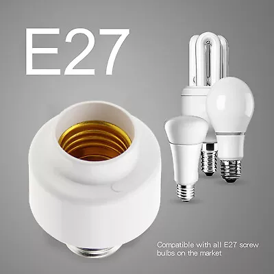 WiFi Smart E27 Light Bulb Holder Lamp Socket Adapter For Alexa &Google Home B1I5 • $12.99