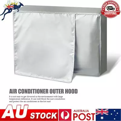 Air Conditioning Cover Waterproof Air Conditioner Protector For Outdoor Supplies • $12.89