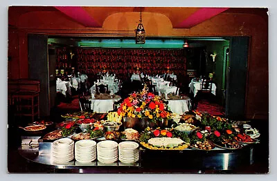 Montclair New Jersey Three Crowns Restaurant Smorgasbord Posted 1/11/60 Postcard • $4.35