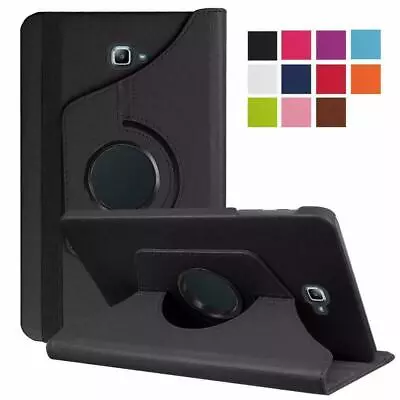 360 Rotating Leather Case Cover For Samsung Galaxy Tab A 10.1 (2016) T580 / T585 • £5.99