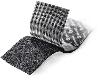 VELCRO 4” X 2” Industrial Heavy Duty Squares Black Strips Brand Self Adhesive • $3.15